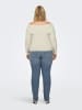 ONLY Carmakoma Strickpullover in Whitecap Gray 1