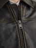 Jack & Jones Lederjacke in Brown Stone