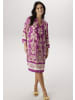 Aniston SELECTED Blusenkleid in pink-beige-off white