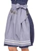 MarJo Dirndl MIRIAM in blau-grau