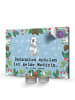 Mr. & Mrs. Panda Adventskalender Panda Badminton  mit Spruch in Eisblau