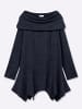 sheego by Joe Browns Sweatshirt in marine-jeansblau-meliert