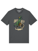 wat? Apparel T-Shirt T-Rex Fahrrad in Grau