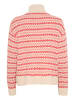 PART TWO Strickjacke PirjoPW Gerade Passform in Red Jacquard