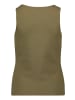 CARTOON Basic-Top mit Rundhalsausschnitt in Khaki