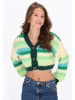myMo Cardigan in green multicolor
