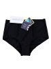 Aquarti Aquarti Damen Bikinihose Bikini-Slip mit Hohem Bund in schwarz