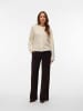 Vero Moda Margot HR Wide Corduroy Pants in Chocolate Torte