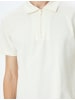 KOTON TSHIRT SS POLO in Ecru