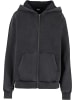 Urban Classics Urban Classics Ladies Vintage Heavy Zip Hoody in magnet