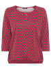 Olsen Shirt Clara in rot mehrfarbig - 0003