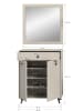 xonox.home Garderobenkombination  (B/H/T: 80x190x35 cm) in sandbeige