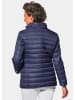 GOLDNER Kurzgröße:  Leichte Steppjacke mit vielen Details in marine