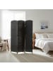 relaxdays Paravent in Schwarz - (B)120 x (H)170 cm