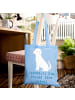 Mr. & Mrs. Panda Einkaufstasche Labrador Freund mit Spruch in Sky Blue