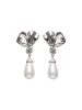 faina Women Dangle Earrings in Silver White