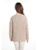 Usha Damen Strickcardigan in Grau Beige