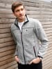 WITT WEIDEN Fleece-Jacke in hellgrau-meliert