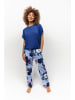 Cyberjammies Madeline Slouch Pyjama Top in blue