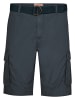 Petrol Industries Cargo-Shorts mit Gürtel in Schwarz