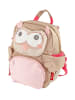 Sigikid Pfötchen-Rucksack Eule in Rosa/Braun