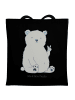 Mr. & Mrs. Panda Strandtasche Eisbär Faul ohne Spruch in Schwarz