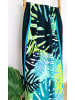 Le Comptoir de la Plage Mikrofaser-Strandtuch "Tropical Leaves" in Blau