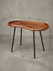 KADIMA DESIGN Couchtisch WL5.669 71x51x40 cm massiv Sofatisch Nierenform