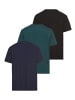 Man's World T-Shirt in dk-grün-blau-schwarz