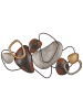 Beliani Wandobjekt COBALT in Braun/Gold/Kupfer - (W) 88 x (H) 50 x (L) 6 cm Horizontal