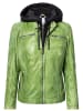 CBL Damen Lederjacke in grün