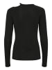 Kaffe Bluse langarm KAmerikka Slim fit in Black Deep