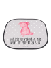 Mr. & Mrs. Panda Auto Sonnenblende Axolotl Niedlich mit Spruch in Grau Pastell