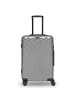 Redolz Essentials 18 4 Rollen Trolley 66 cm mit Dehnfalte in Metallic-Silver Shiny
