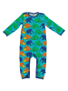 Småfolk Bodysuit Elephant in Blue Atoll