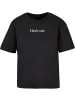 Mister Tee Shirt "I Don't Care Tee" in Schwarz