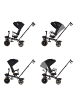 Chipolino Tricycle Max Sport 2 in 1 in schwarz