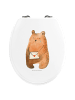 Mr. & Mrs. Panda Motiv WC Sitz Bär Vermissen ohne Spruch in Weiß