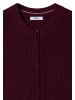 Cecil Cardigan in Unifarbe mit Reißverschluss in Red Wine