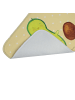 Mr. & Mrs. Panda Duschvorleger Avocado Kern rollt ohne Spruch in Gelb Pastell