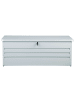 Beliani Truhe CEBROSA in Grau - (W) 165 x (H) 67 x (L) 70 cm