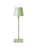 Beliani Tischlampe für den Außenbereich BACEIRO in Grün - (W) 10 x (H) 38 x (L) 10 cm