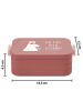Mr. & Mrs. Panda Bento Box Einhorn Krankenschwester Motiv mit Sp... in Rot Pastell