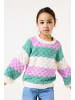 Garcia Strickpullover mit Blockstreifen in lilac rose