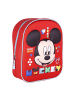 Disney Mickey Mouse 3D Rucksack Mickey Maus Freizeitrucksack in Rot