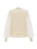 carato Damen Strickjacke in Wollweiss