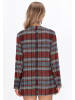 IZIA Coat in beige blue