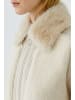 Oui Strickjacke in light beige mel