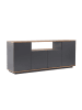 CALICOSY Sideboard ARISTA in Anthrazitgrau - (W) 180  x (H) 75  x (L) 44,5 cm