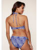 LINGADORE Triangel Bikini top Blau weiss Druck